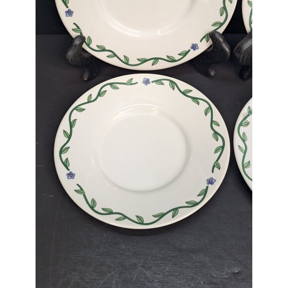 International Tableworks Terrace Blossoms 072-01 Replacement Saucers Set of 4 - Picture 6 of 11